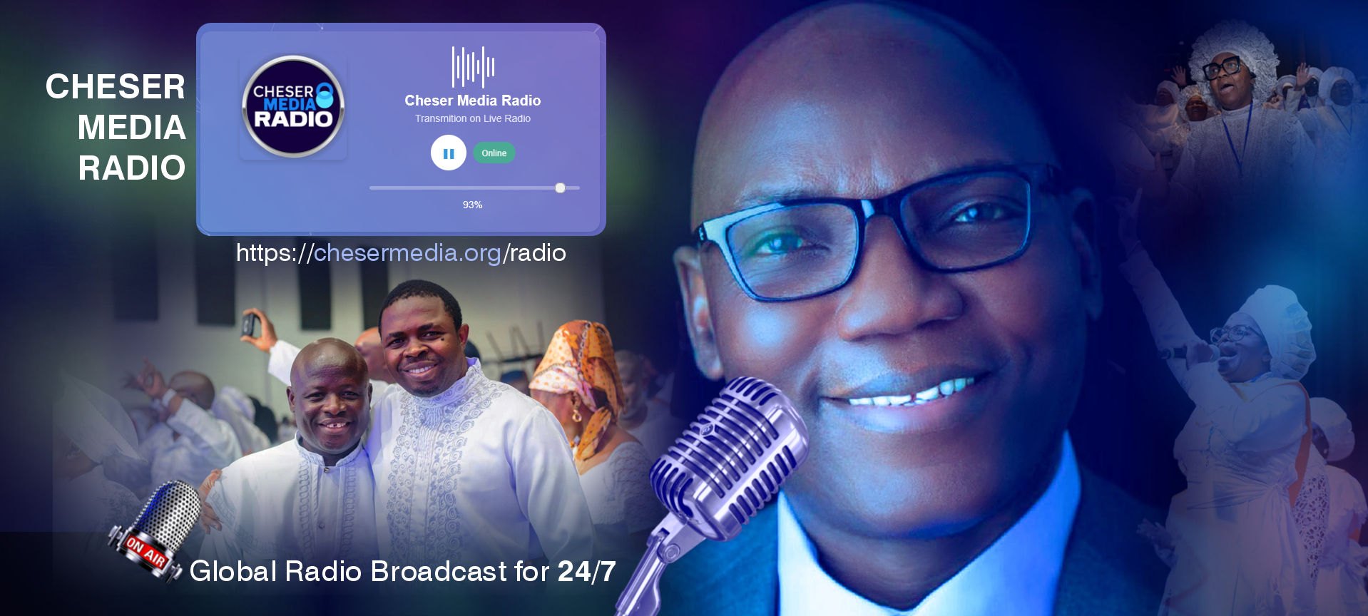 Worshiper at Cheser Media RADIO